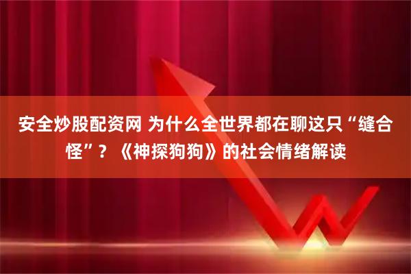 安全炒股配资网 为什么全世界都在聊这只“缝合怪”？《神探狗狗》的社会情绪解读